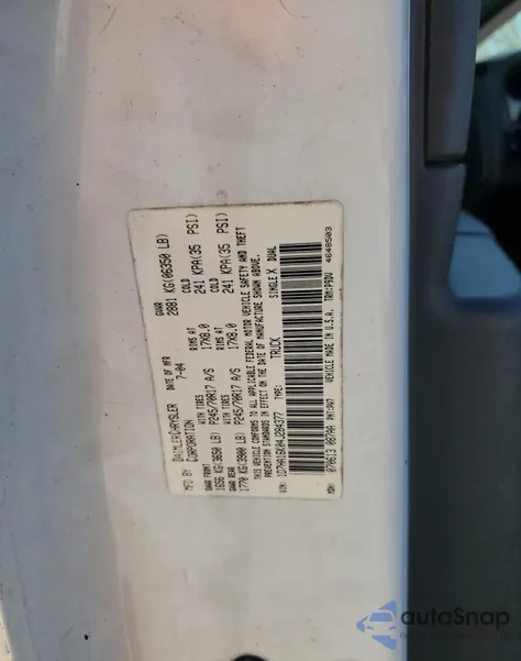 2004 Dodge Ram 1500 St z USA, uszkodzony, nr VIN 1D7HA16K04J284377